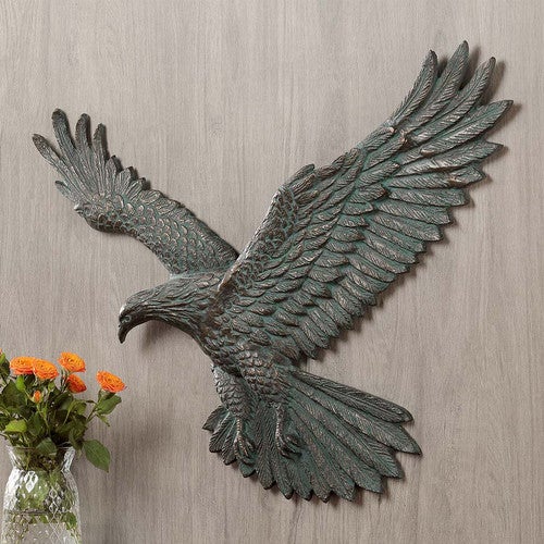 Wild Eagle Soaring Wall Art