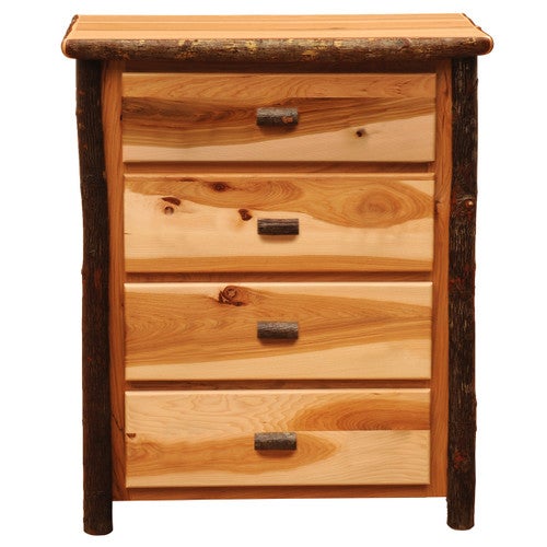 Hickory 4 Drawer Chest