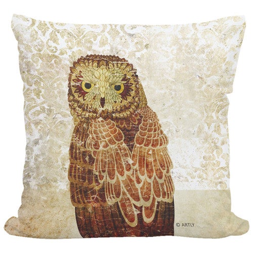 Owl Gaze Indoor/Outdoor Pillow