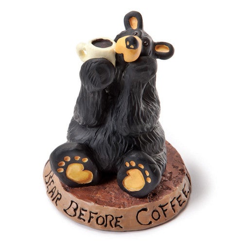 Coffee Loving Bear Figurine - OUT OF STOCK UNTIL 02/18/2026