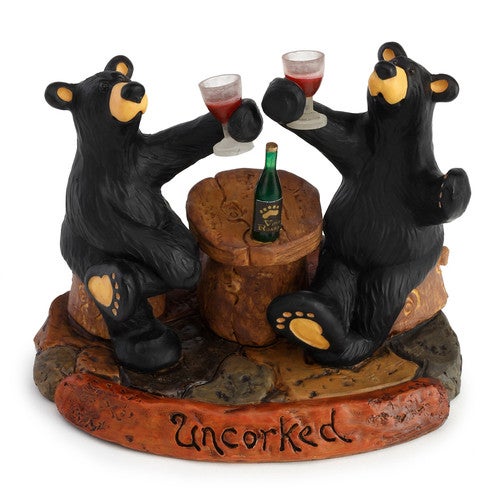 Uncorked Bears Figurine