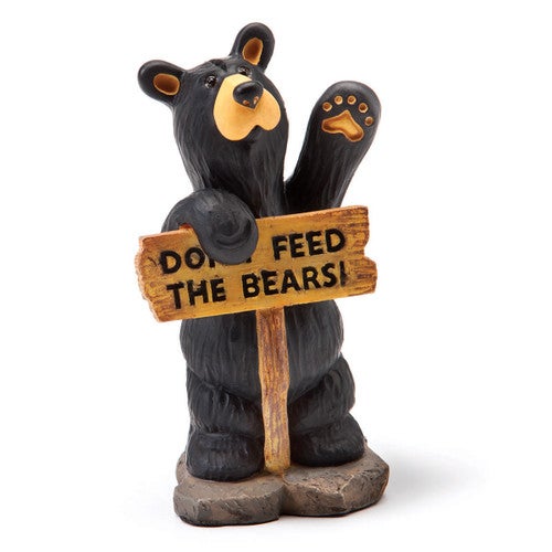 Don't Feed Me Bear Figurine - OUT OF STOCK UNTIL 02/18/2026