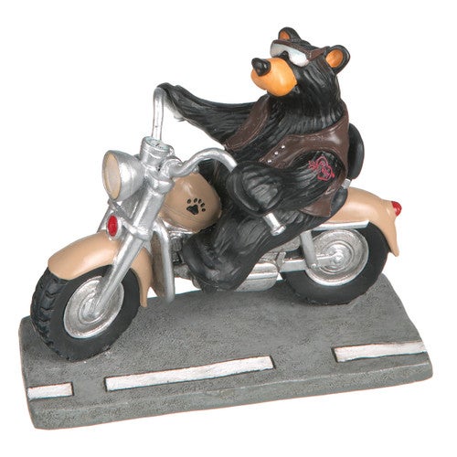 Biking Bear Figurine - OUT OF STOCK UNTIL 02/18/2026