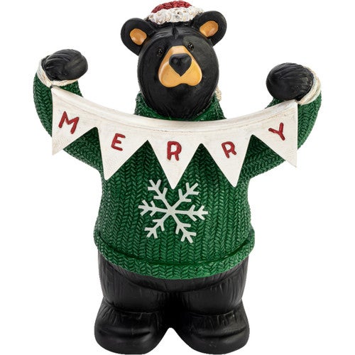 Merry Bear Figurine - OUT OF STOCK UNTIL 02/18/2026