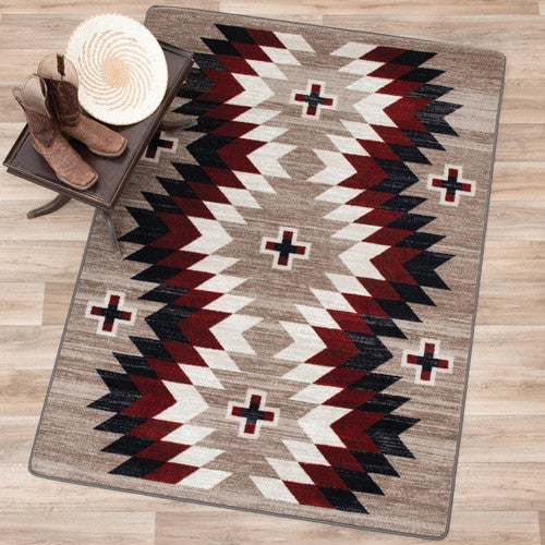 Crimson Vista Rug - 11 x 13