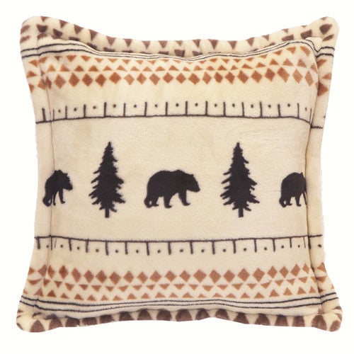 Nordic Nature Plush Sherpa Pillow