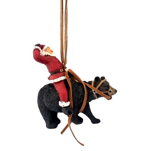 Santa’s Wild Ride Ornaments - Set of 4