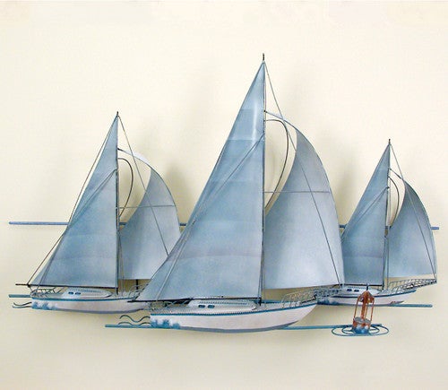 Regatta Winds Metal Wall Art - OVERSTOCK