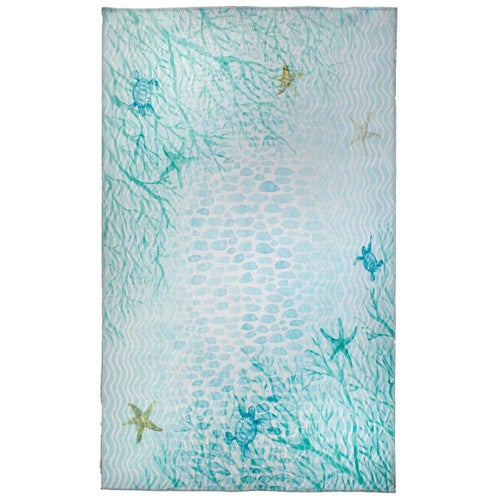 Reef View Rug - 3 x 5 - OVERSTOCK