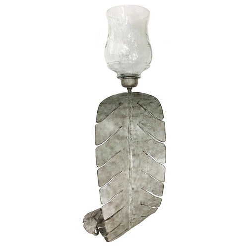Sculptural Palm Leaf Wall Sconce - OVERSTOCK