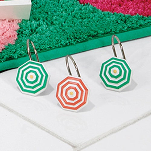 Flamingo Bay Shower Curtain Hooks - Set of 12 - CLEARANCE