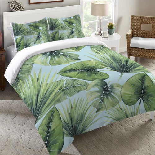 Caribbean Forest Duvet Cover - Queen - OVERSTOCK