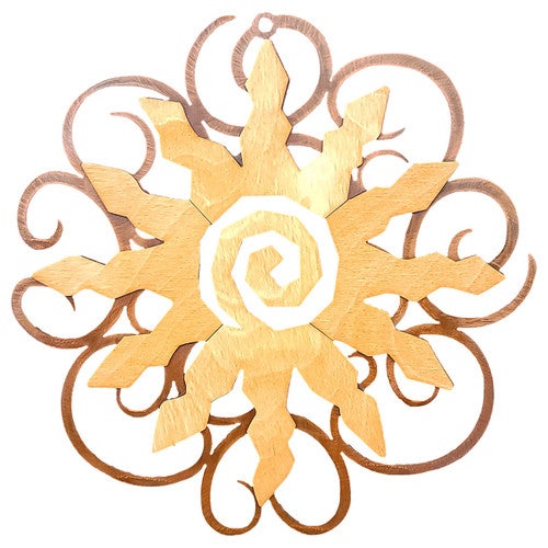 Canyon Sunburst Cutout Swirl Wall Art - 30 x 30 - CLEARANCE