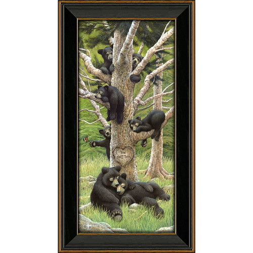 Bear Family Tree Personalized Print - Large
