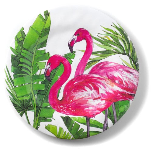 Flamingo Tropics Dinner Plate - Set of 4 - OVERSTOCK