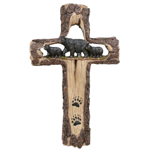 Bear Family Wall Cross