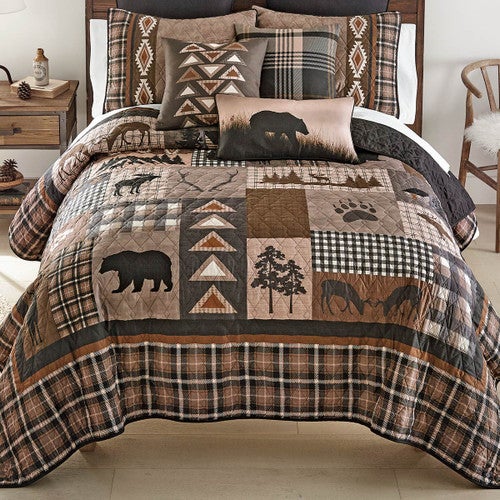 Mountain Shadow Lodge Quilt Bedding Collection