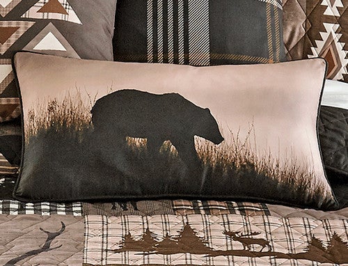 Shadow Bear Accent Pillow