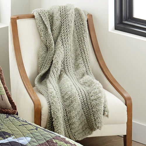 Sage Knit Throw