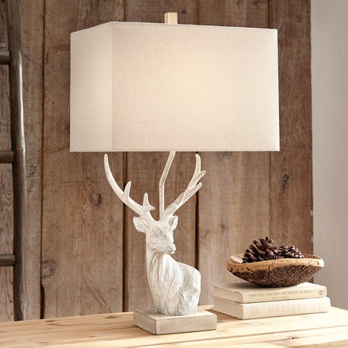 Deer Crest Crown Table Lamp