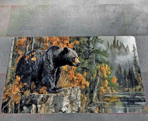 Misty Forest Bear Comfort Floor Mat