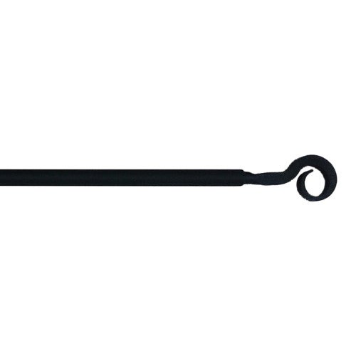 Curl End Curtain Rod