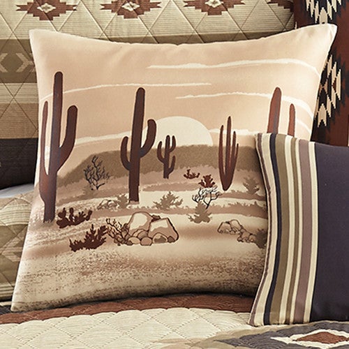 Desert Canyon Cactus Pillow