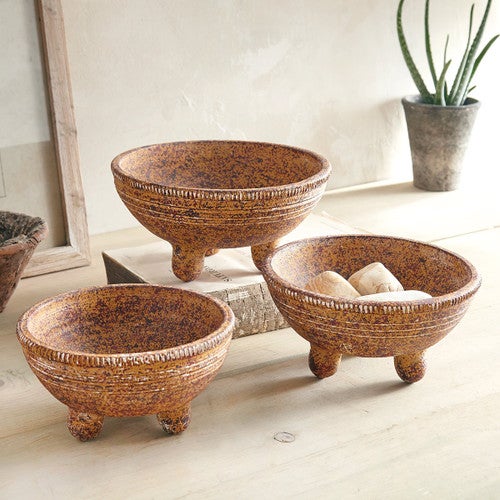 Sunset Adobe Clay Bowl Set