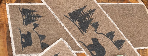 Bear Forest Table Runner - 54 Inch