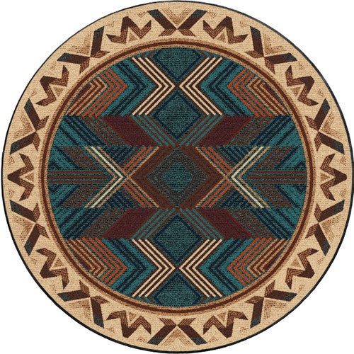 Aztec Mesa Rug - 8 Ft. Round