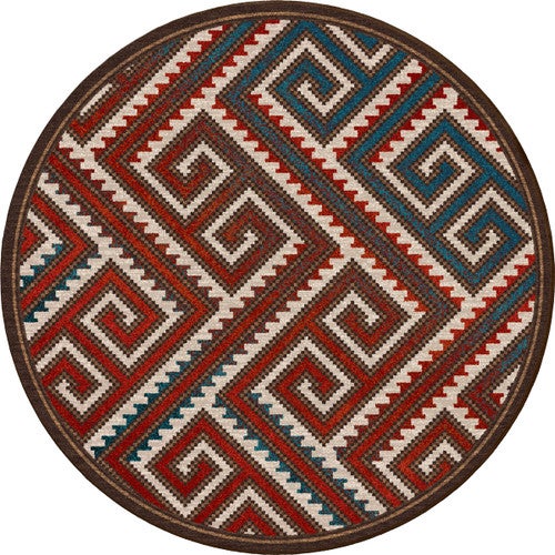 Canyon Maze Rug - 8 Ft. Round