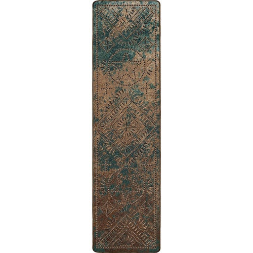 Turquoise Bronze Canyon Rug - 2 x 8