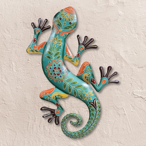 Mosaic Gecko Wall Art