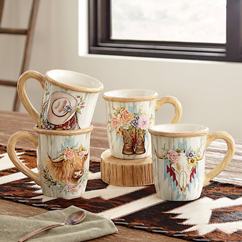 Highland Ranch Mugs - Set of 4