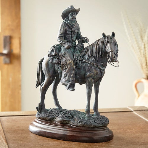Trailblazer’s Legacy Cowboy on Horse Sculpture