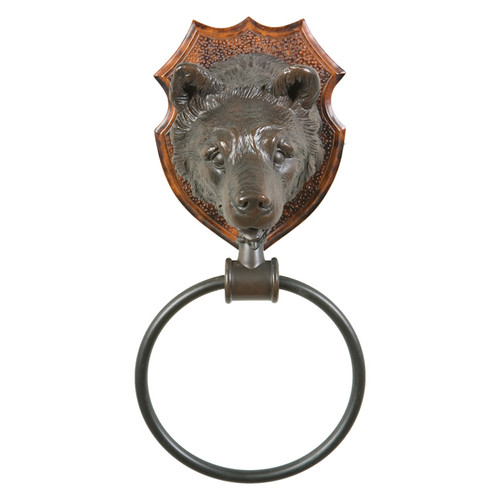 Bear Head Towel Ring