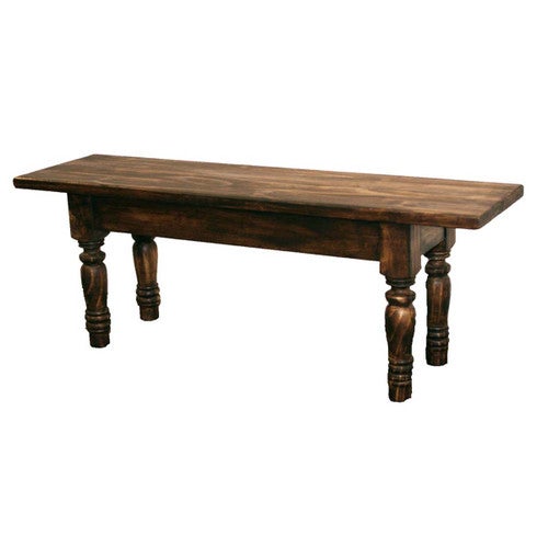 Brown Gathering Bench - 49 Inch