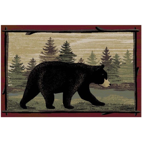 Misty Bear Crossing Rug Collection
