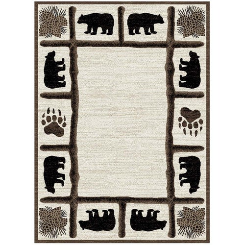 Midnight Grizzly Rug Collection