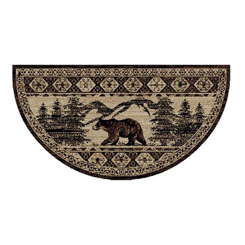 Bear With Me Wedge/Half-Round Rug