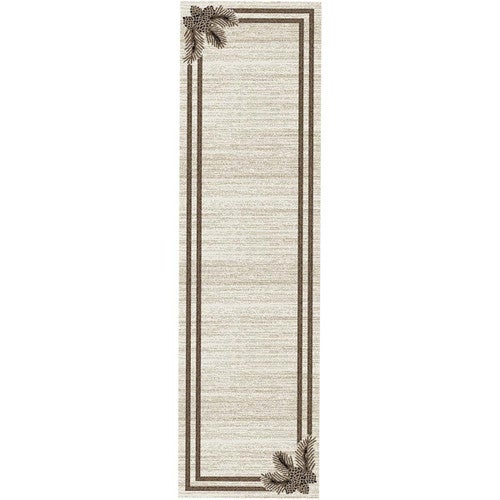 Pinecrest Border Rug - 2 x 8