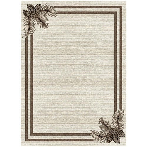 Pinecrest Border Rug - 5 x 8
