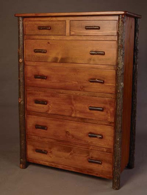 Black Forest Hickory Berea Seven Drawer Chest