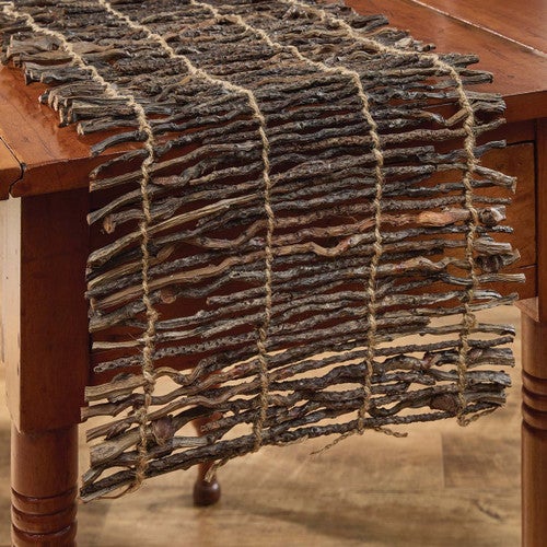 Rustic Woodland Table Runner - 36 Inch