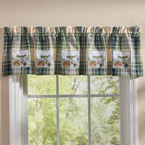Trout Fishing Valance