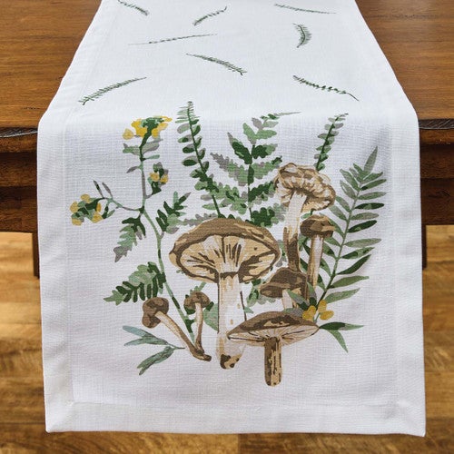 Mystical Mushrooms Table Runner - 54 Inch