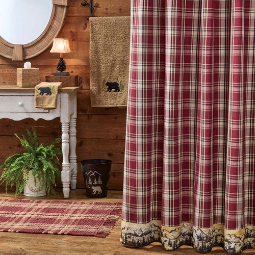 Nature's Border Shower Curtain