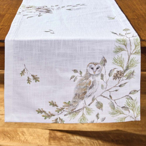 Owl's Rest Table Runner - 72 Inch