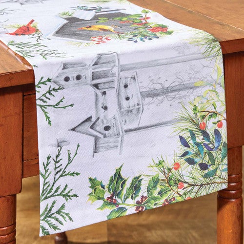 Always & Forever Cardinal Table Runner - 36 Inch