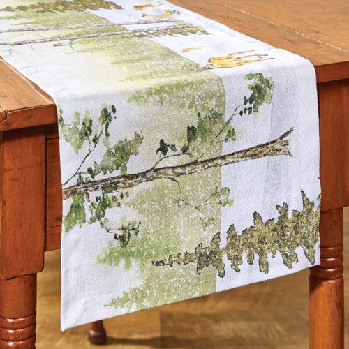 Winter's Forest Table Runner - 36 Inch